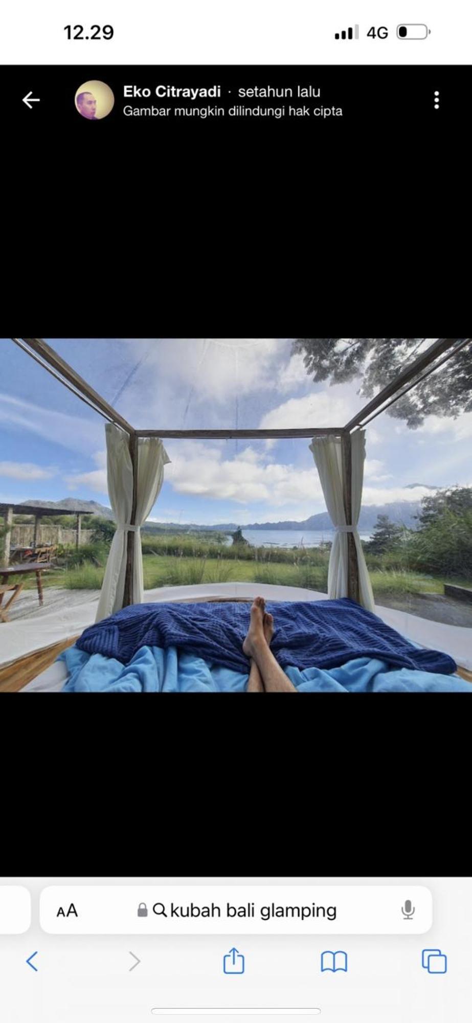 ホテル Kubah Bali Glamping Kintamani エクステリア 写真